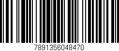 Código de barras (EAN, GTIN, SKU, ISBN): '7891356048470'
