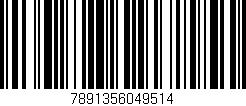 Código de barras (EAN, GTIN, SKU, ISBN): '7891356049514'