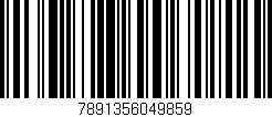 Código de barras (EAN, GTIN, SKU, ISBN): '7891356049859'