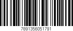 Código de barras (EAN, GTIN, SKU, ISBN): '7891356051791'