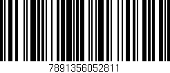 Código de barras (EAN, GTIN, SKU, ISBN): '7891356052811'