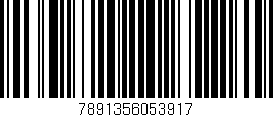 Código de barras (EAN, GTIN, SKU, ISBN): '7891356053917'