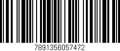 Código de barras (EAN, GTIN, SKU, ISBN): '7891356057472'