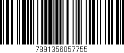 Código de barras (EAN, GTIN, SKU, ISBN): '7891356057755'