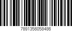 Código de barras (EAN, GTIN, SKU, ISBN): '7891356058486'