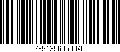 Código de barras (EAN, GTIN, SKU, ISBN): '7891356059940'