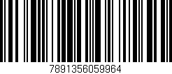 Código de barras (EAN, GTIN, SKU, ISBN): '7891356059964'