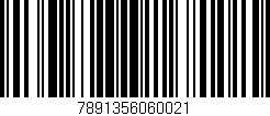 Código de barras (EAN, GTIN, SKU, ISBN): '7891356060021'