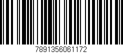 Código de barras (EAN, GTIN, SKU, ISBN): '7891356061172'