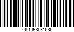 Código de barras (EAN, GTIN, SKU, ISBN): '7891356061868'