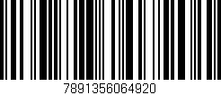 Código de barras (EAN, GTIN, SKU, ISBN): '7891356064920'
