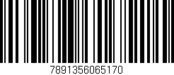 Código de barras (EAN, GTIN, SKU, ISBN): '7891356065170'