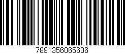 Código de barras (EAN, GTIN, SKU, ISBN): '7891356065606'