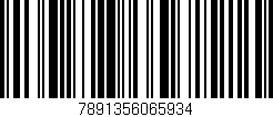 Código de barras (EAN, GTIN, SKU, ISBN): '7891356065934'