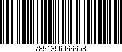 Código de barras (EAN, GTIN, SKU, ISBN): '7891356066658'