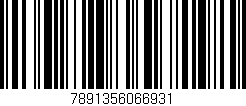 Código de barras (EAN, GTIN, SKU, ISBN): '7891356066931'