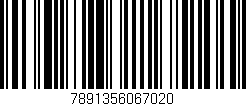 Código de barras (EAN, GTIN, SKU, ISBN): '7891356067020'