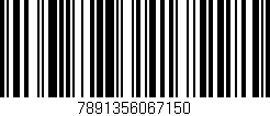 Código de barras (EAN, GTIN, SKU, ISBN): '7891356067150'
