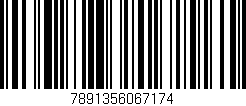 Código de barras (EAN, GTIN, SKU, ISBN): '7891356067174'