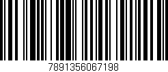Código de barras (EAN, GTIN, SKU, ISBN): '7891356067198'