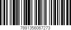 Código de barras (EAN, GTIN, SKU, ISBN): '7891356067273'
