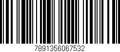 Código de barras (EAN, GTIN, SKU, ISBN): '7891356067532'