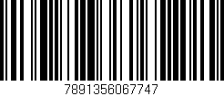 Código de barras (EAN, GTIN, SKU, ISBN): '7891356067747'