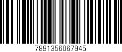 Código de barras (EAN, GTIN, SKU, ISBN): '7891356067945'