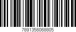 Código de barras (EAN, GTIN, SKU, ISBN): '7891356068805'