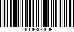 Código de barras (EAN, GTIN, SKU, ISBN): '7891356068935'