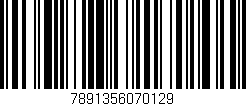 Código de barras (EAN, GTIN, SKU, ISBN): '7891356070129'