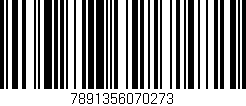 Código de barras (EAN, GTIN, SKU, ISBN): '7891356070273'
