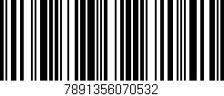 Código de barras (EAN, GTIN, SKU, ISBN): '7891356070532'
