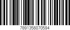 Código de barras (EAN, GTIN, SKU, ISBN): '7891356070594'