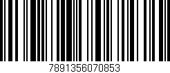 Código de barras (EAN, GTIN, SKU, ISBN): '7891356070853'