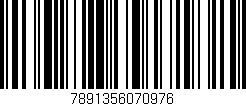 Código de barras (EAN, GTIN, SKU, ISBN): '7891356070976'