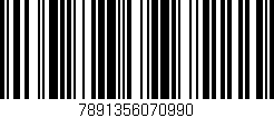 Código de barras (EAN, GTIN, SKU, ISBN): '7891356070990'
