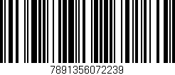 Código de barras (EAN, GTIN, SKU, ISBN): '7891356072239'