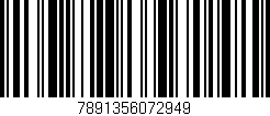 Código de barras (EAN, GTIN, SKU, ISBN): '7891356072949'