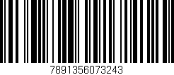 Código de barras (EAN, GTIN, SKU, ISBN): '7891356073243'