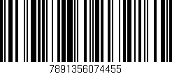 Código de barras (EAN, GTIN, SKU, ISBN): '7891356074455'