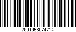 Código de barras (EAN, GTIN, SKU, ISBN): '7891356074714'