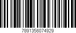 Código de barras (EAN, GTIN, SKU, ISBN): '7891356074929'