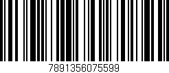 Código de barras (EAN, GTIN, SKU, ISBN): '7891356075599'