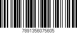 Código de barras (EAN, GTIN, SKU, ISBN): '7891356075605'