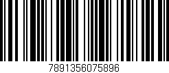 Código de barras (EAN, GTIN, SKU, ISBN): '7891356075896'
