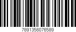Código de barras (EAN, GTIN, SKU, ISBN): '7891356076589'