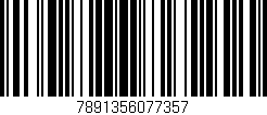 Código de barras (EAN, GTIN, SKU, ISBN): '7891356077357'