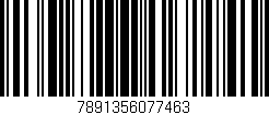 Código de barras (EAN, GTIN, SKU, ISBN): '7891356077463'