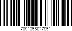 Código de barras (EAN, GTIN, SKU, ISBN): '7891356077951'